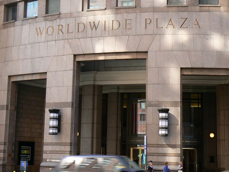 Worlwide Plaza: Entree du Worlwide Plaza 6